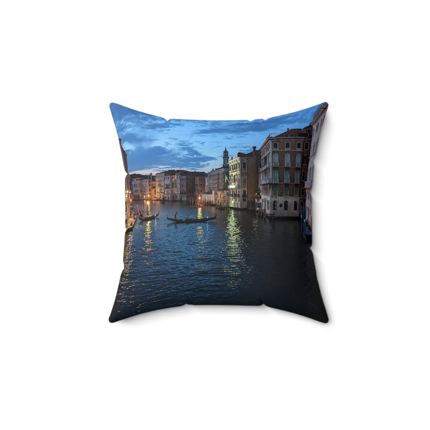 Grand Canal at Dusk Throw Pillow